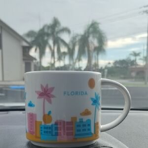 Starbucks Florida Mug - Pink, Blue, Orange